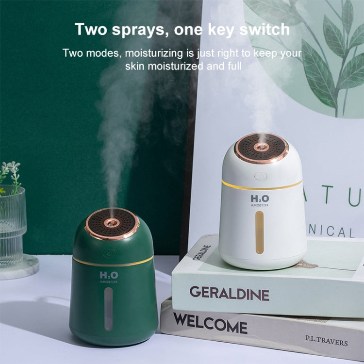 Little-Q Ultrasonic Essential Oil Diffuser Aromatherapy Aroma Humidifier with LED Night Light for Office, Home Bedroom, Car, Support USB Output, Capacity: 330ml, DC 5V