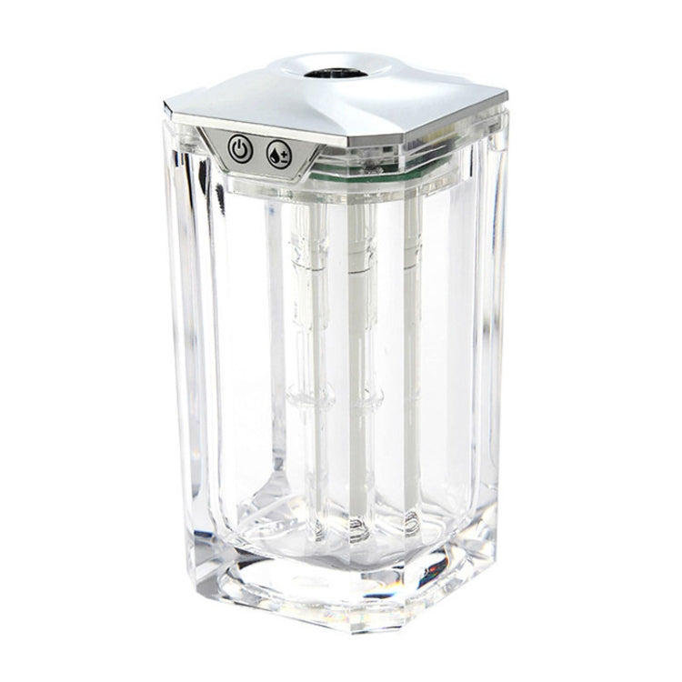 Vehicle Transparent Humidifier USB Portable Ultrasound Nebulizer Automatic Alcohol Sprayer with Night Light, Capacity: 120mL