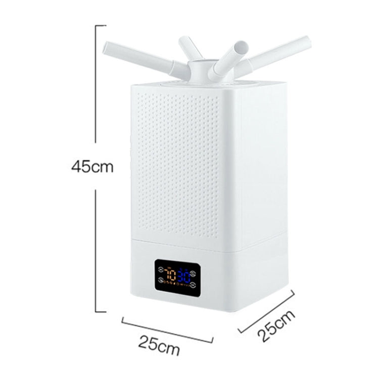 Console Mode Household Air Humidifier Large Capacity Commercial Intelligent Vegetable Preservation Machine Automatic Alcohol Sprayer, Standard Intelligent Version(White)
