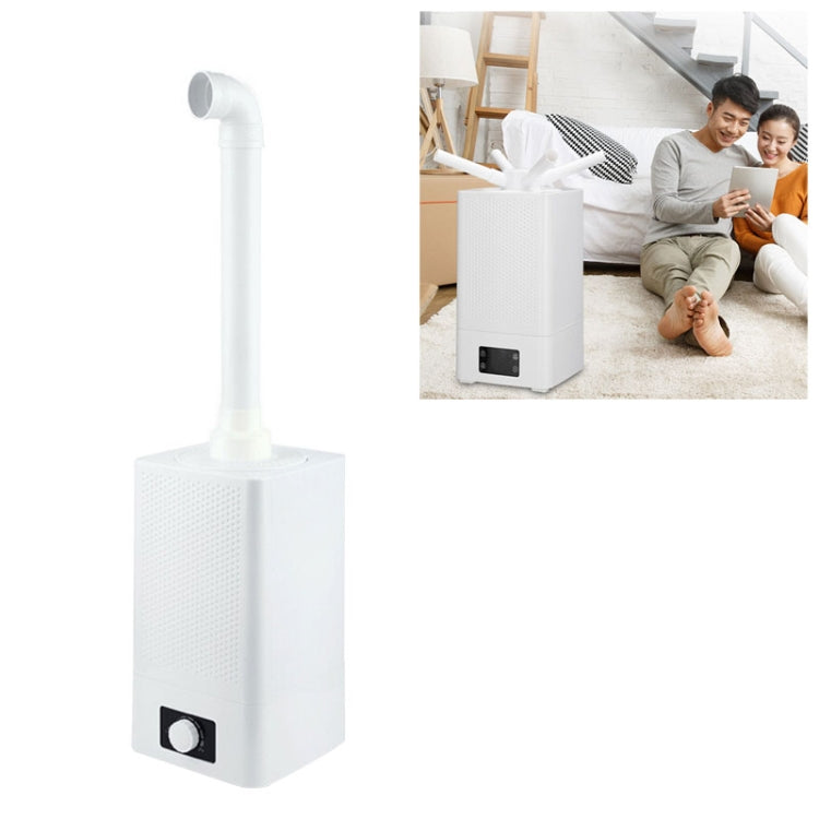Console Mode Household Air Humidifier Large Capacity Commercial Intelligent Vegetable Preservation Machine Automatic Alcohol Sprayer, Upgraded Mechanical Version(White)