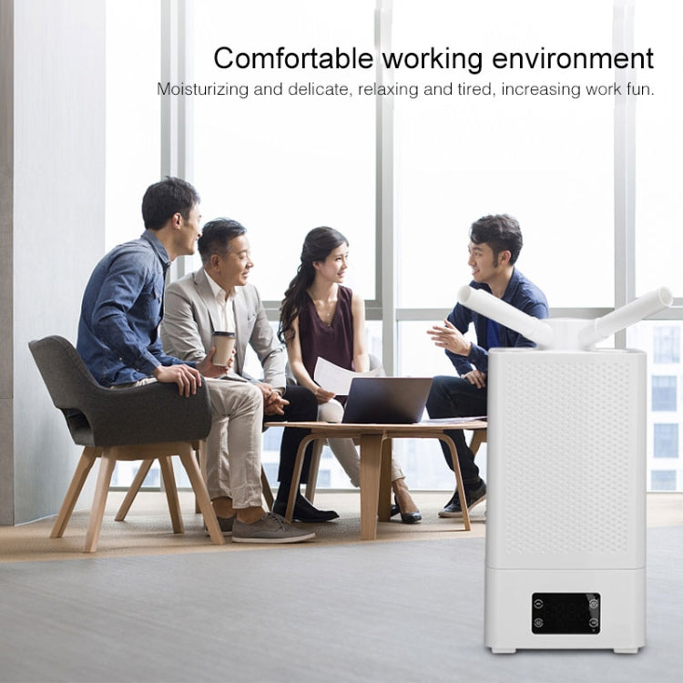 Console Mode Household Air Humidifier Large Capacity Commercial Intelligent Vegetable Preservation Machine Automatic Alcohol Sprayer, Upgraded Mechanical Version(White)
