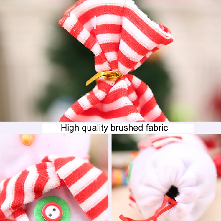 2 PCS Christmas Eve Snowman Doll Apple Gift Bag, Random Style Delivery, Size: 10*25cm