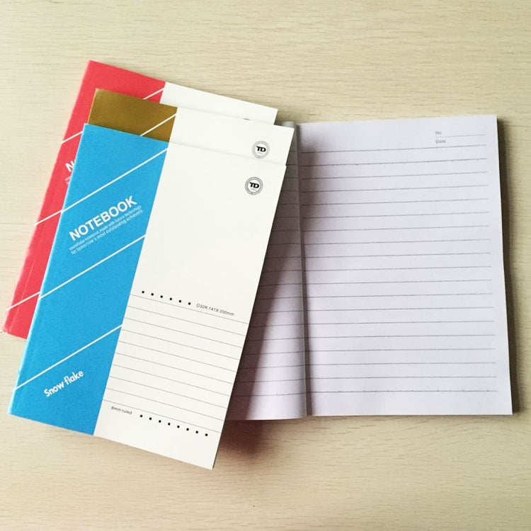10 PCS 40 Pages A5 Soft Cover Diary Notebook Office Supply, Random Color Delivery