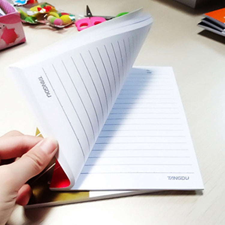 10 PCS 40 Pages A5 Soft Cover Diary Notebook Office Supply, Random Color Delivery