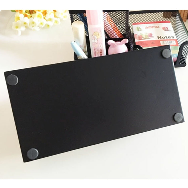 2 PCS Creative Metal Mesh Combined Pen Holder Multifunction Stationery Storage Box