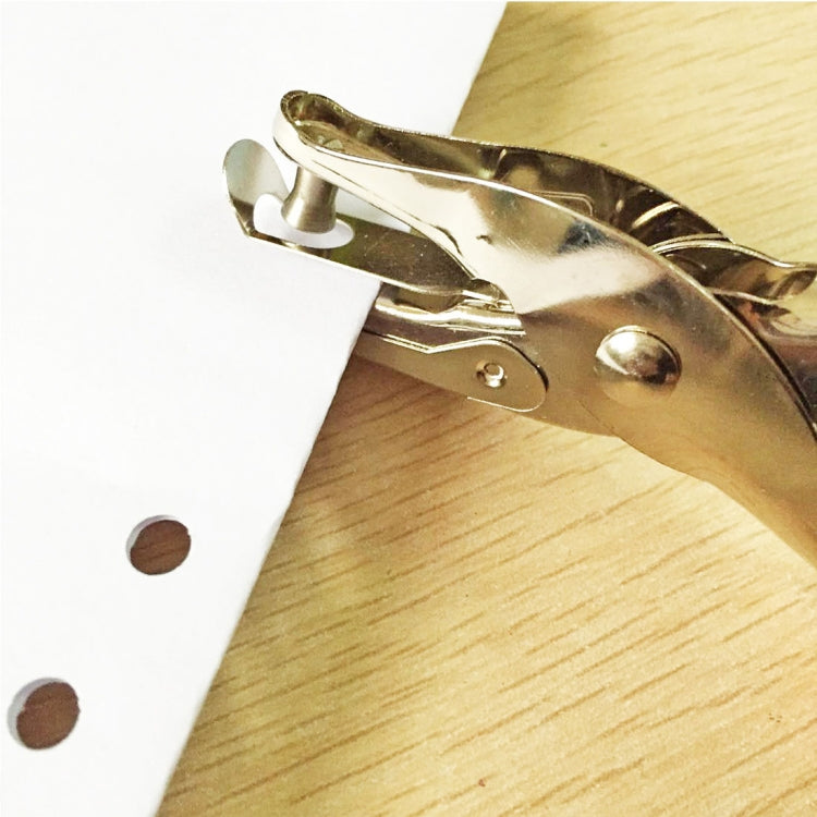 10 PCS Office Metal Single Hole Punching Machine Manual Drilling