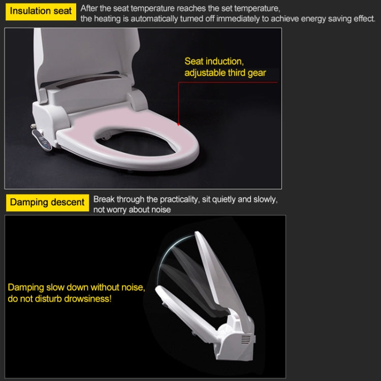 Lojoys Bathroom Automatic Cleaning Heating Intelligent Toilet Cover