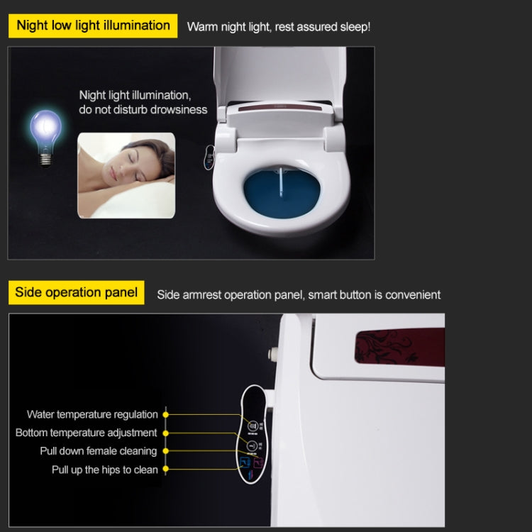 Lojoys Bathroom Automatic Cleaning Heating Intelligent Toilet Cover