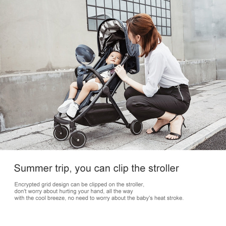 WT-F15 Clamp Dual-use 1200mAh 360 Degrees Rotation Mini Wireless USB Portable Fan with 3 Speed Control