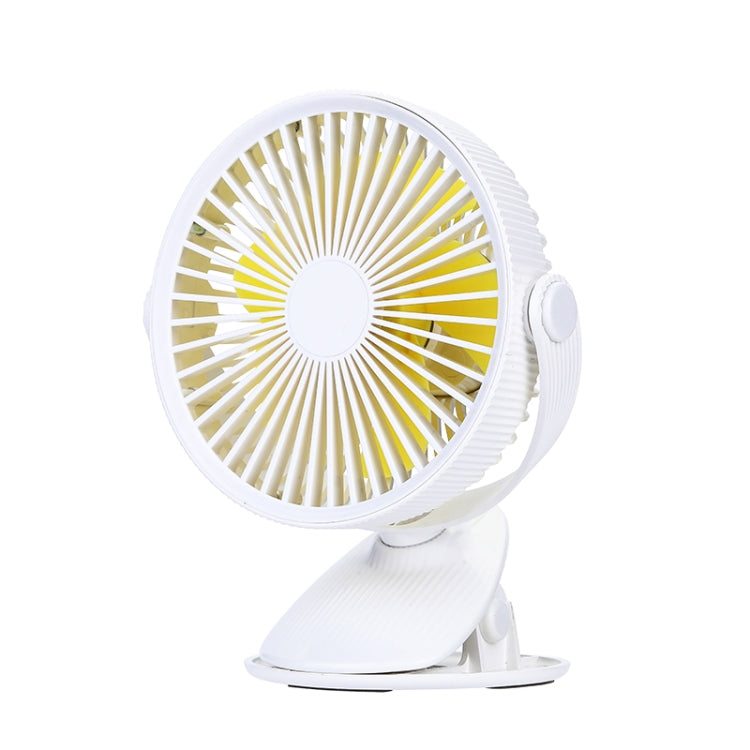 WT-F15 Clamp Dual-use 1200mAh 360 Degrees Rotation Mini Wireless USB Portable Fan with 3 Speed Control
