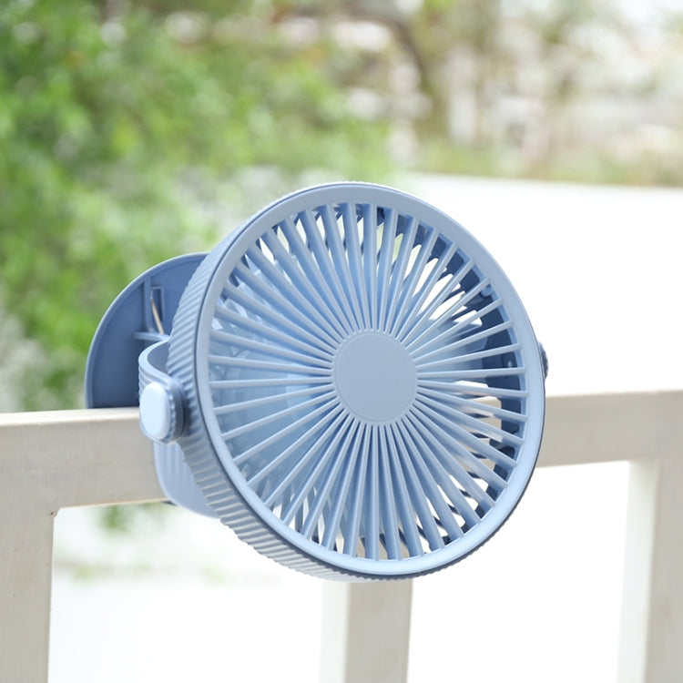 WT-F15 Clamp Dual-use 1200mAh 360 Degrees Rotation Mini Wireless USB Portable Fan with 3 Speed Control