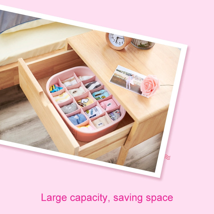 3  PCS / Set Plastic Underwear Socks Storage Box Home Organizer for Small Clothing