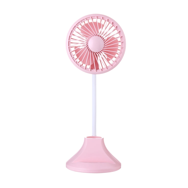 WT-D8 2000mAh 360 Degree Rotation Mini Portable Light Fan with 3 Speed Control& Phone / Pen Holder