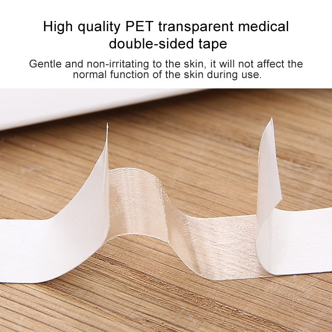 72 PCS / 2 PACK Invisible Anti-light Stickers Shirt Straps Double-sided Adhesive Seamless V-neck Fixed Anti-slip, Size:85x12mm