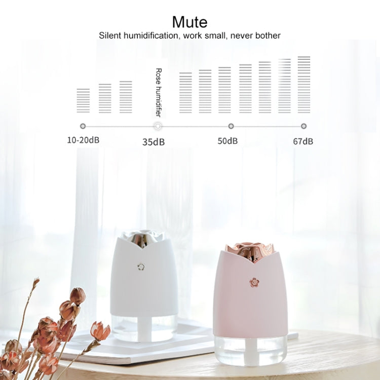 WT-H19 Rose Atomizing Humidifier with Colorful Night Lights, Water Tank Capacity: 230mL
