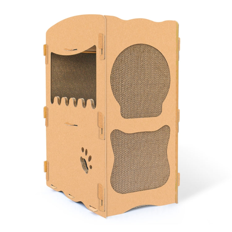 CP-252 Cat Western-style House Corrugated Paper Cat Scratch Board Cat Litter Grinding Claw Toy