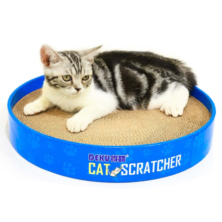 CP-051 Disc-shaped Corrugated Paper Cat Scratch Board Cat Litter Claw Toy