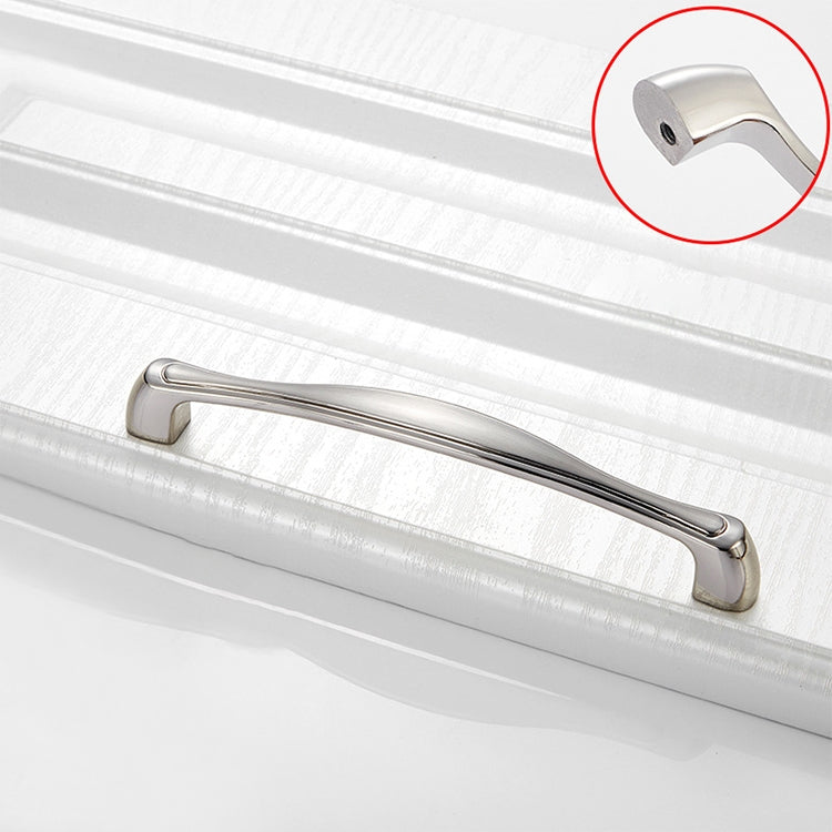 5 PCS 4092-128 Double White Zinc Alloy Cabinet Drawer Door Handle