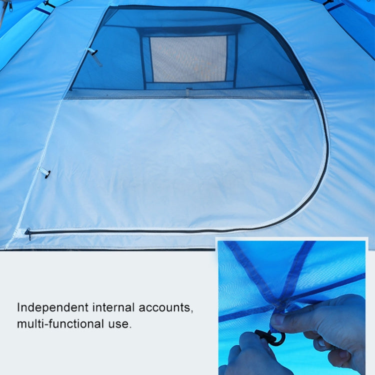 HUILINGYANG Outdoor Automatic Double-layer Rainproof One-bedroom One-bedroom Family Self-driving Camping Tent, Size: (260+110)x220x145cm