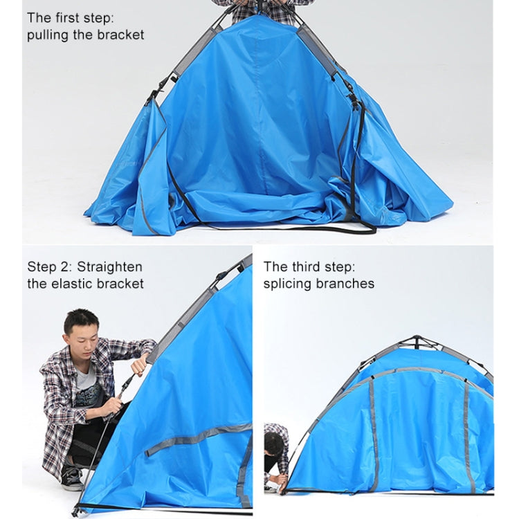 HUILINGYANG Outdoor Automatic Double-layer Rainproof One-bedroom One-bedroom Family Self-driving Camping Tent, Size: (260+110)x220x145cm