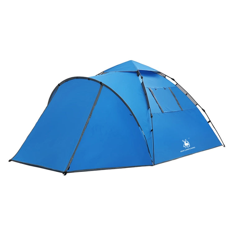 HUILINGYANG Outdoor Automatic Double-layer Rainproof One-bedroom One-bedroom Family Self-driving Camping Tent, Size: (260+110)x220x145cm