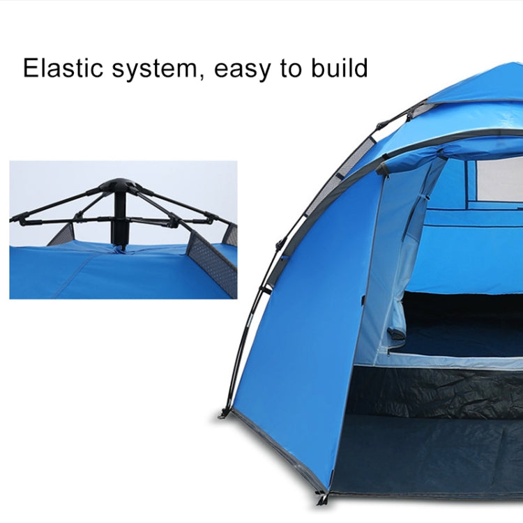 HUILINGYANG Outdoor Automatic Double-layer Rainproof One-bedroom One-bedroom Family Self-driving Camping Tent, Size: (260+110)x220x145cm