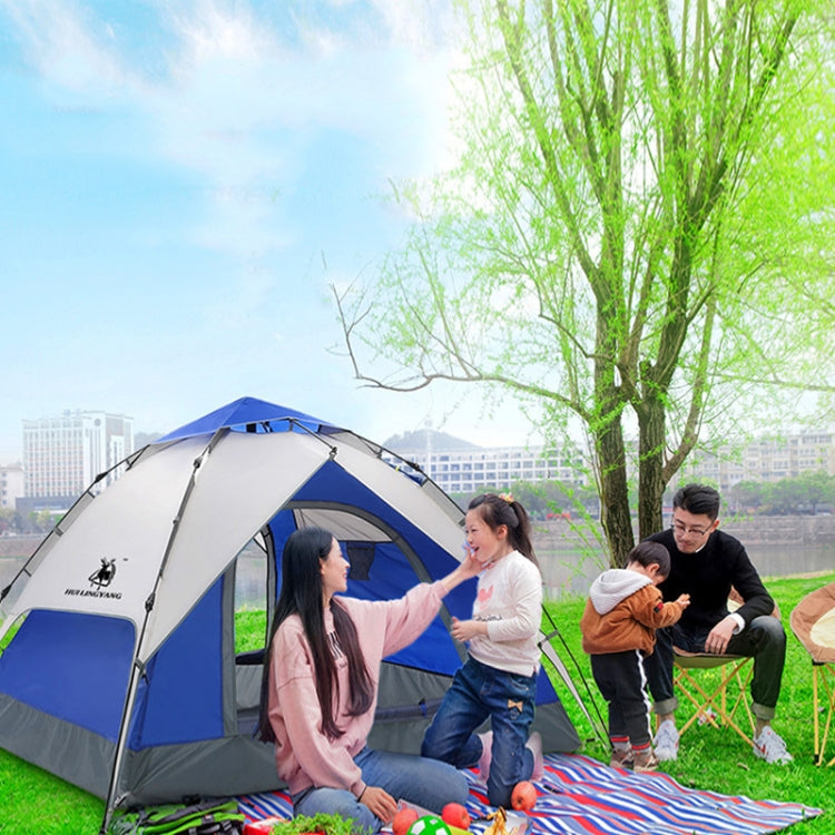 Outdoor Camping Automatic Spring Double-layer Rainproof Camping Tent, Size: 220x210x150cm