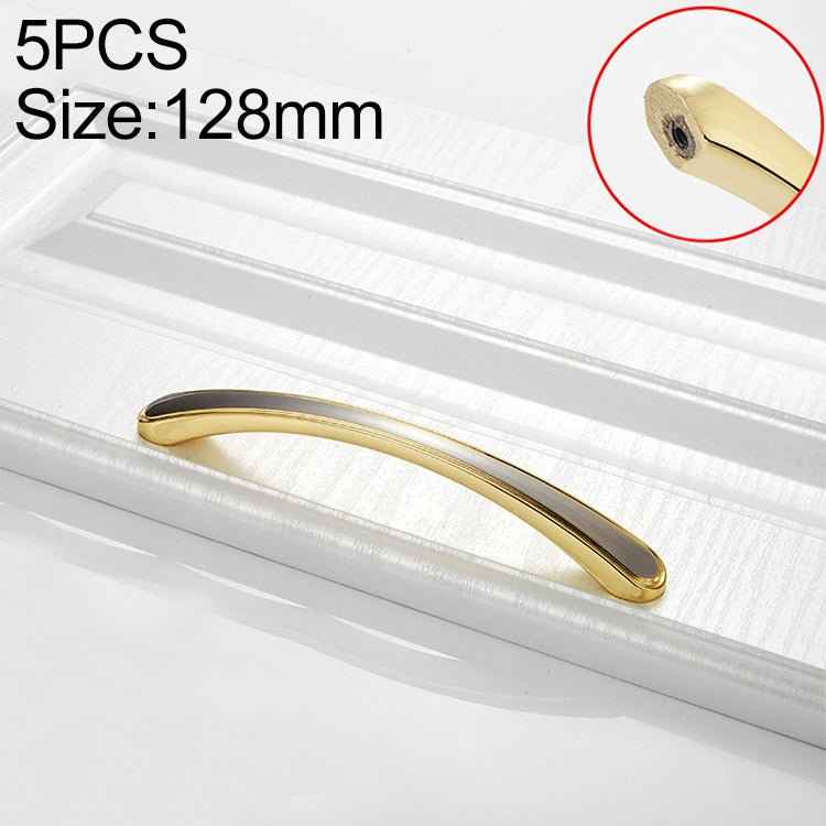 5 PCS 4093-128 Double Gold Zinc Alloy Cabinet Drawer Door Handle