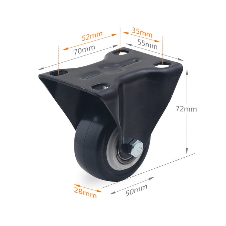 2 PCS 2 inch Furniture Cabinet Coffee Table Silent Directional Wheel