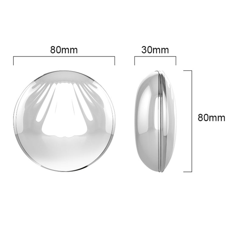 RK26S Sea Shell Design Portable Mini Makeup Mirror Beauty Selfie Light Selfie Clip Flash Fill Light Power Bank(Beige)