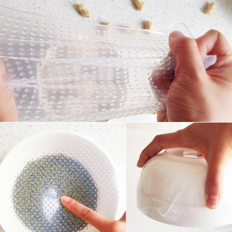 2 PCS Reusable Multifunctional Silicone Food Fresh Keeping Wrap Kitchen Tool, Size: 16*16cm