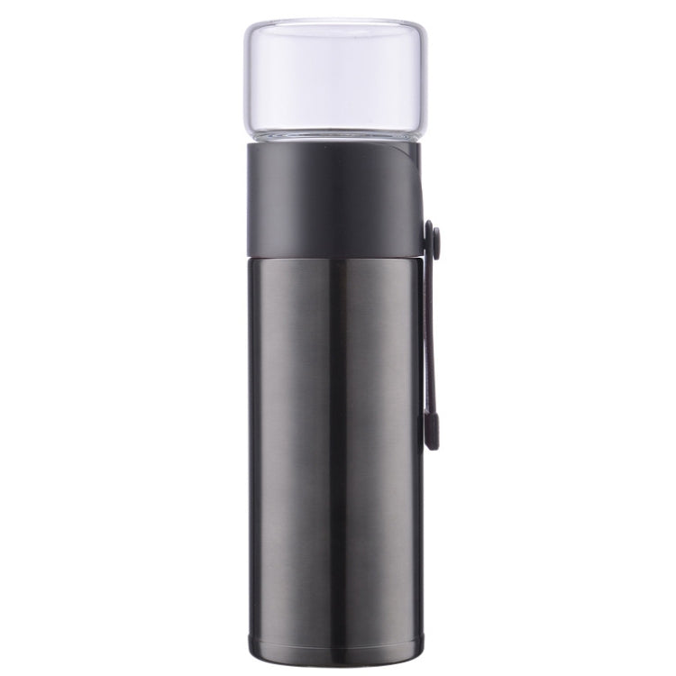 400ml 304 Stainless Steel Glass Cover Thermos Cup