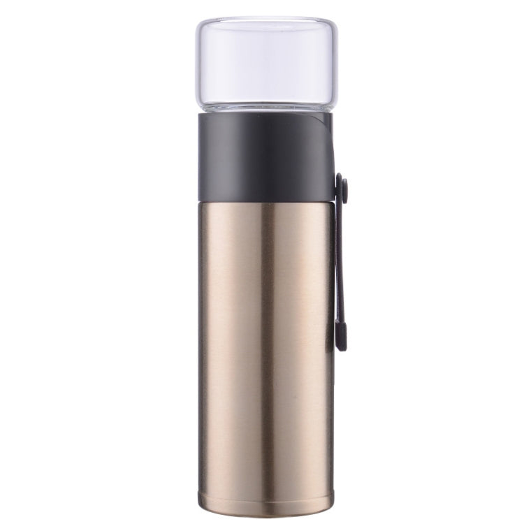 400ml 304 Stainless Steel Glass Cover Thermos Cup