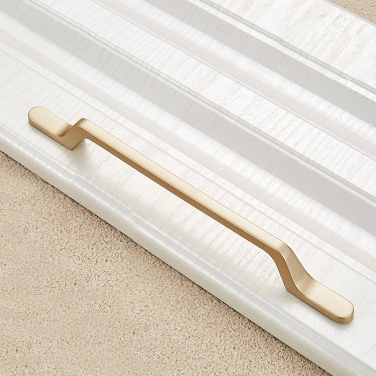 2 PCS 9008-192 Modern Simple Cabinet Door Handle Drawer Wardrobe Zinc Alloy Handle(Gold)