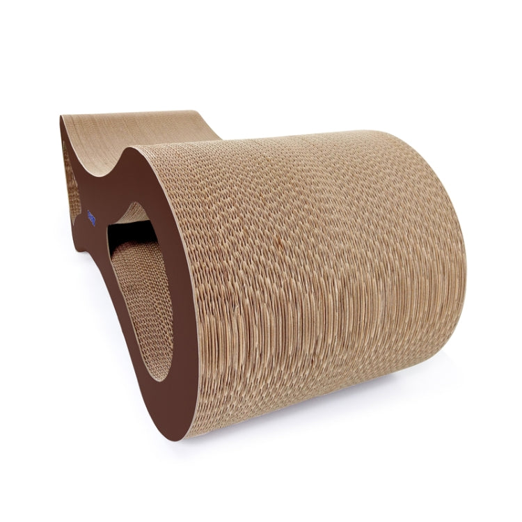 8-shaped Corrugated Paper Cat Scratch Board Cat Litter Claw Toy Cat Pet Supplies, Sizeï¼š86x26.5cm