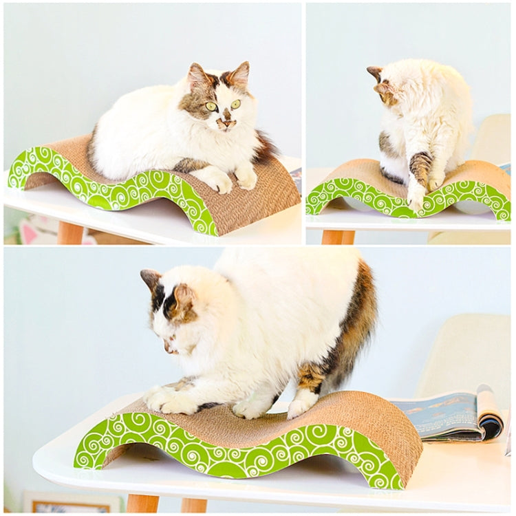CP-044 M-shaped Corrugated Paper Cat Scratch Board Cat Mats Grinding Claw Toy