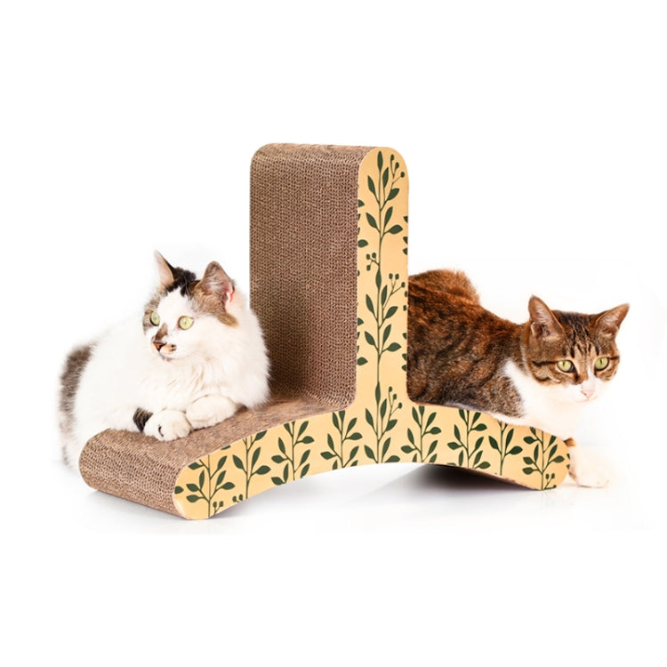 CP-085 T-Shaped Cat Climber Corrugated Paper Cat Scratch Board Grinding Claw Toy