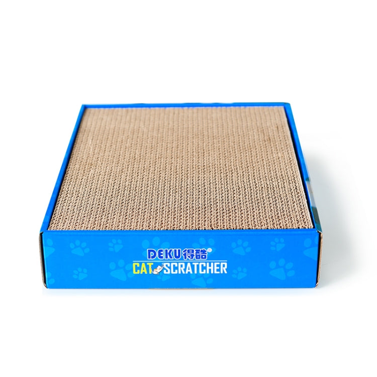 CP-047 2 in 1 Square Flatbed Shaped Corrugated Paper Cat Scratch Board Cat Grinding Claw Toy