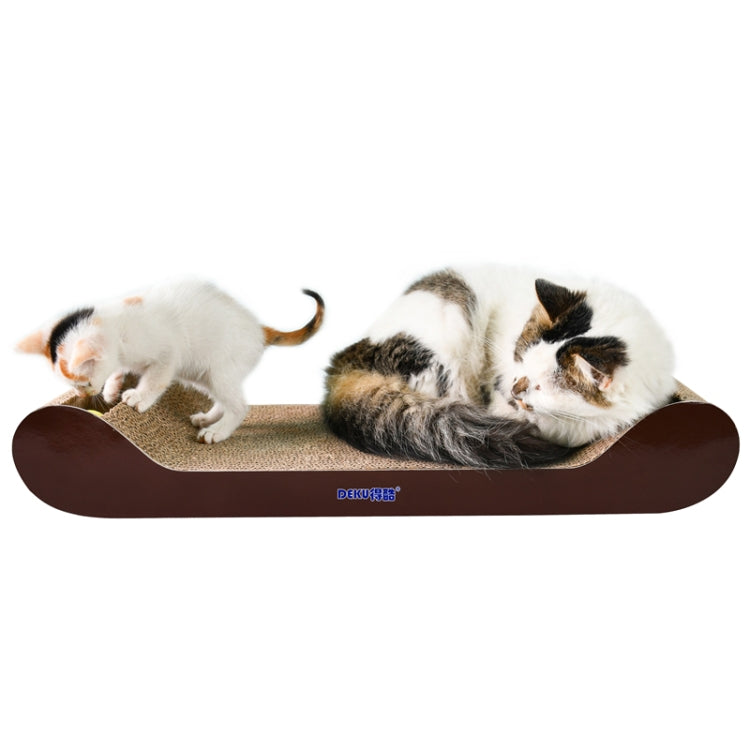 CP-016 Bell Ball Sofa Corrugated Paper Cat Scratch Board Grinding Claw Toy, Size: 60.5x25x9.5cm