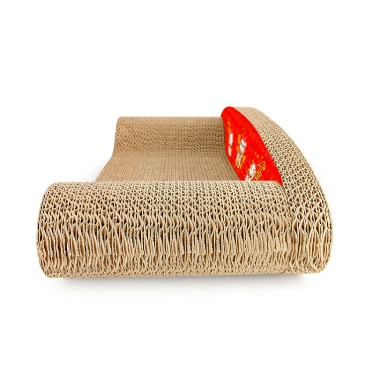 CP-016 Celebration Sofa Corrugated Paper Cat Scratch Board Grinding Claw Toy, Size: 60.5x28.2x14cm