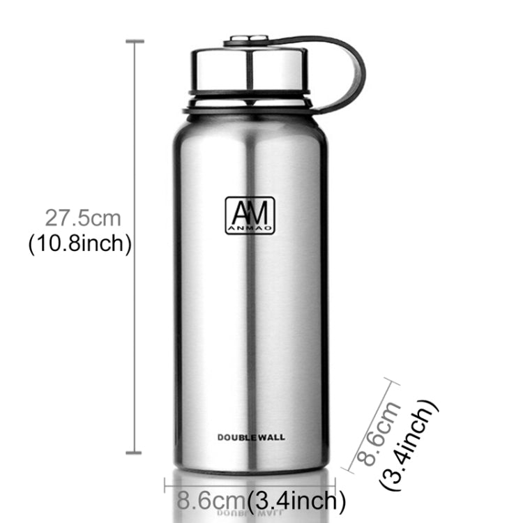 1100ml Outdoor Vacuum Stainless Steel Heat Insulation Cup Portable Large Capacity Sports Bottle