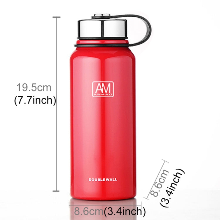 610ml Outdoor Vacuum Stainless Steel Heat Insulation Cup Portable Large Capacity Sports Bottle