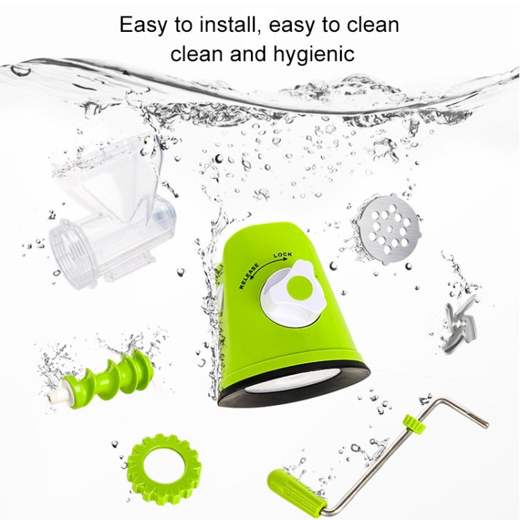 B266 Household Stainless Steel Manual Meat Grinder(Green)