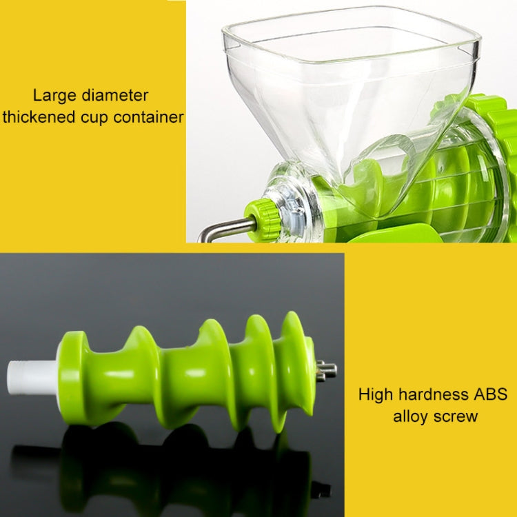 B266 Household Stainless Steel Manual Meat Grinder(Green)