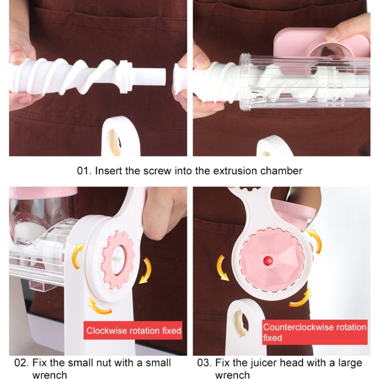 D598 Household ABS Manual Juice Cup Squeezer Fruit Reamers