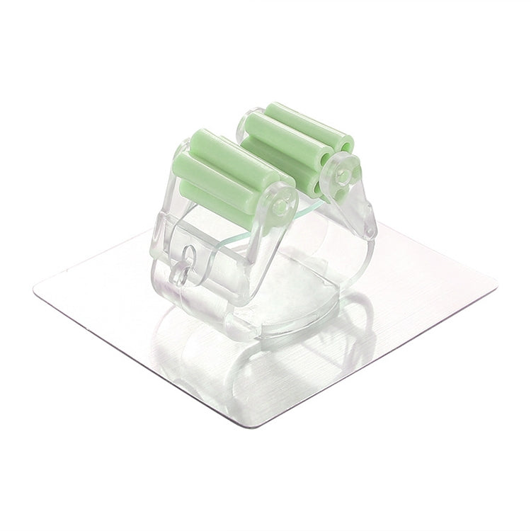 2pcs Wall-mounted Mop Storage Hooks No-stick Stick Kitchen Bathroom Brush Storage Tools