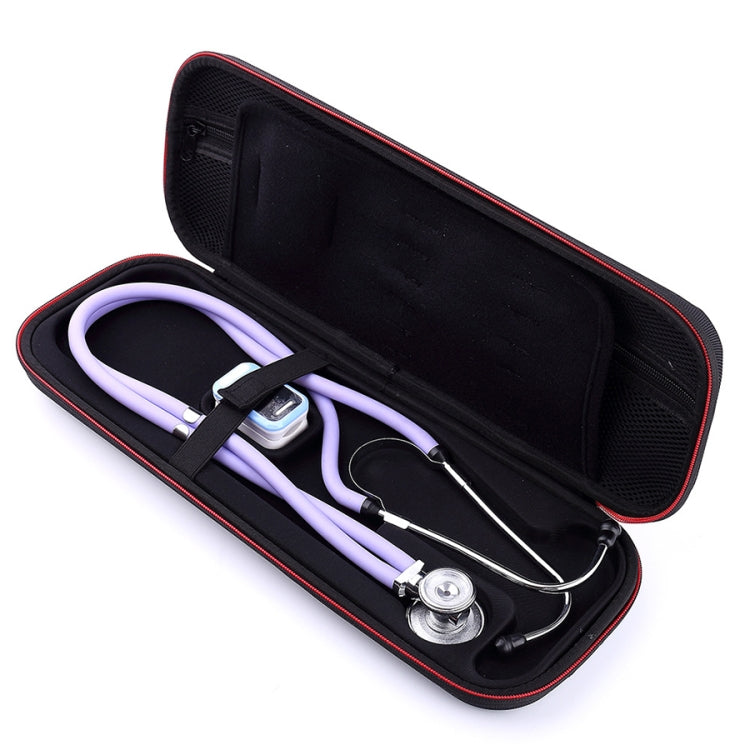 Multi-function Portable Stethoscope Oximeter Blood Glucose Monitor EVA Shockproof Bag Storage Bag Box Handbag