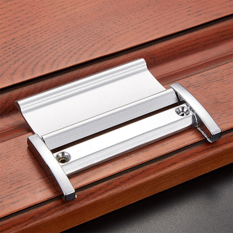 5 PCS 1051c-96 Silver Drawer Cabinet Door Zinc Aluminum Alloy Invisible Covered Button Flat Handle