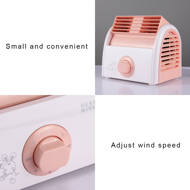 30W Turbine No Blade Mini Desktop Mute Fan for Dormitory / Bedroom / Living Room / Office, 3 Kinds Speed Mode