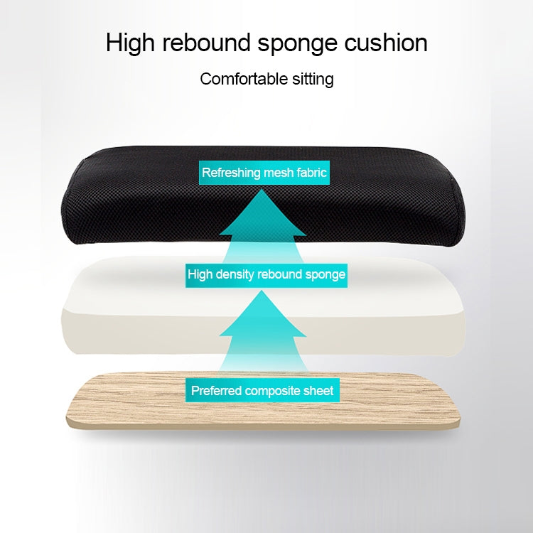 QZ-6 Home Leisure Computer Chair Office Staff Conference Chair Black Frame Fixed Chair